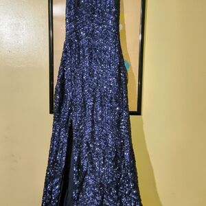 Sparkling Navy Blue Gown